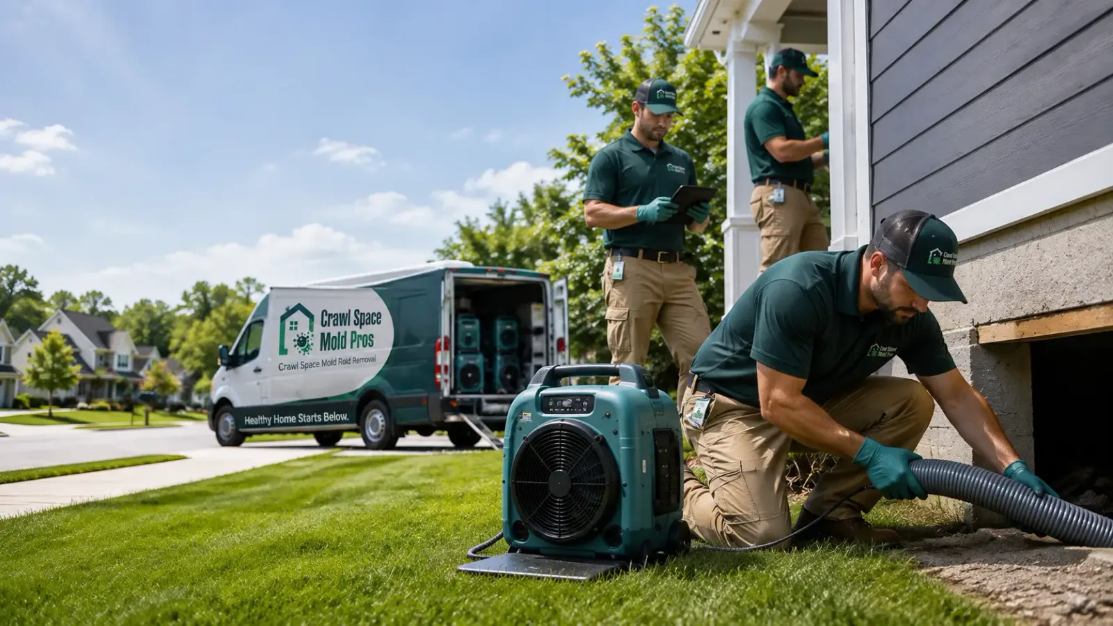 Crawl Space Mold Removal in Stewart, MN